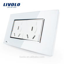 Стеклянная панель для электроприводов Livolo, стандартная для США, VL-C3C2B-81